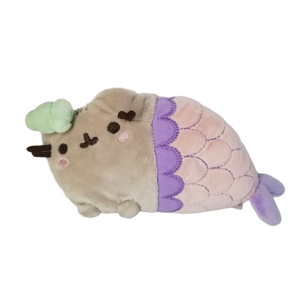 GUND Pusheen Cat Mermaid Plush Stuffed Animal Toy Mersheen 7" Cat with Fish Tail